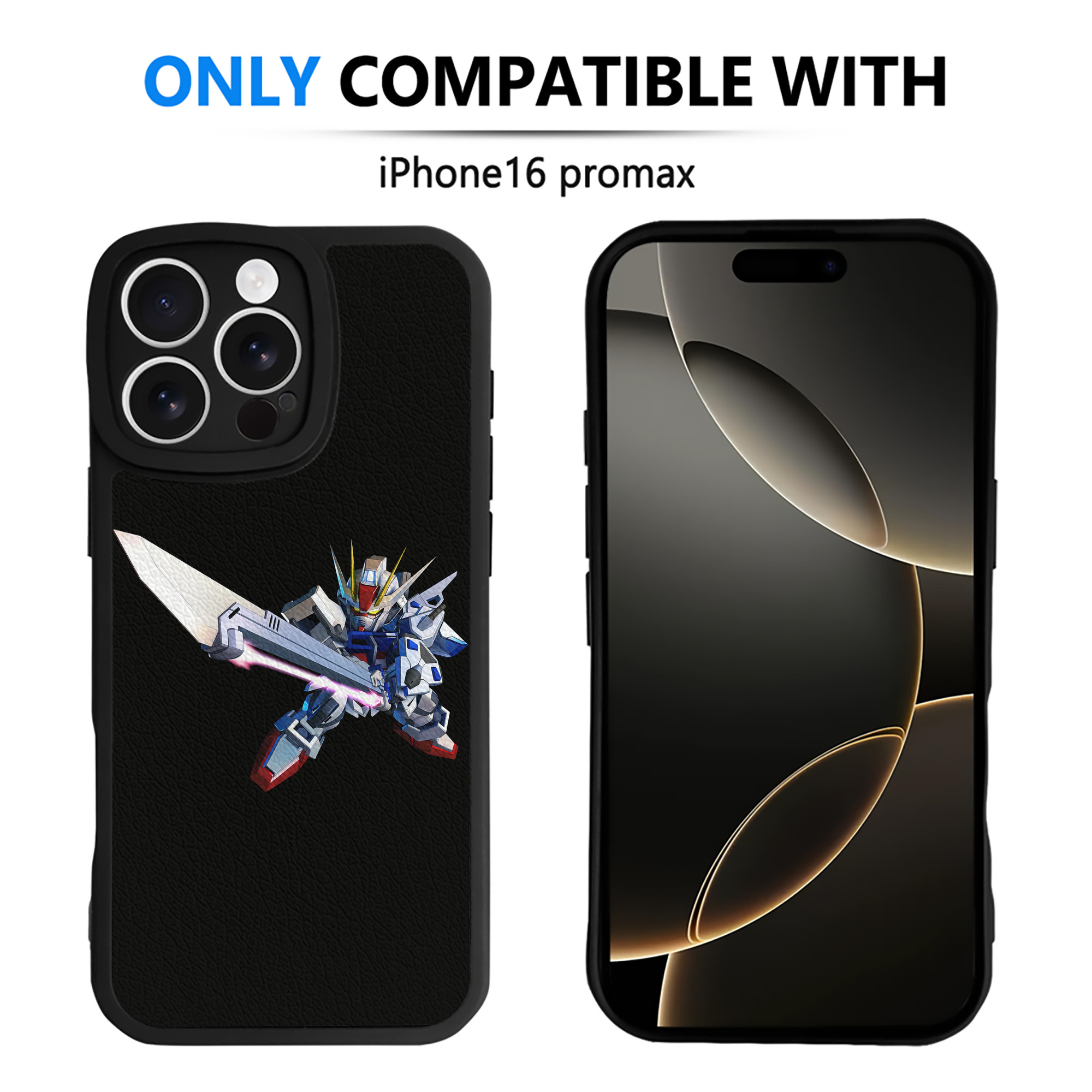 （画像用） 機動戦士ガンダム Mobile Suit Gundam 【iPhone 16シリーズ対応】シリコンスマホケース（レザー調） 材質：シリコン